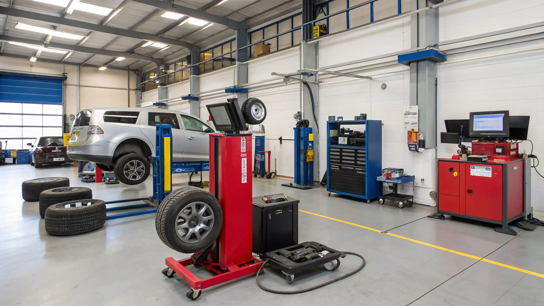 Comprehensive pre-MOT vehicle inspection equipment and diagnostic tools in Solihull garage serving B91 area