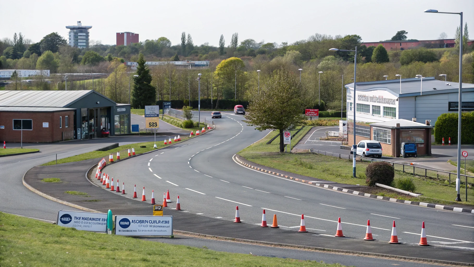 Professional driving test preparation session with instructor and learner in Birmingham